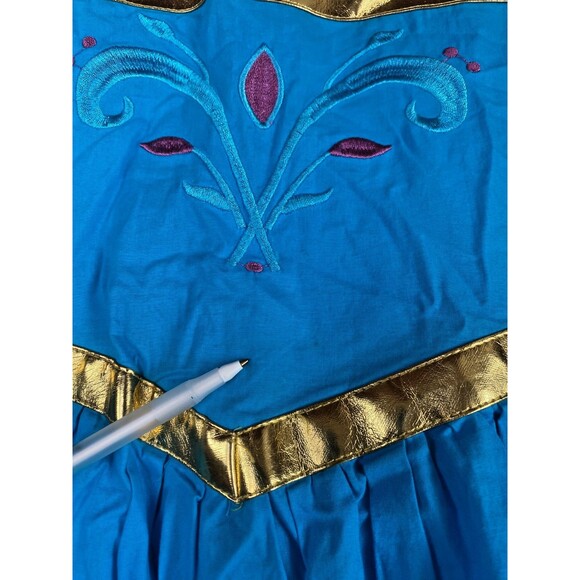 DISNEY FROZEN ANNA HALLOWEEN DRESS COSTUME PLAY GIRLS -Sz SMALL 4/5 TODDLER 110 - Picture 11 of 11